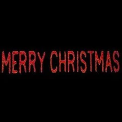 3' X 39' Merry Christmas Skyline, LED