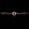 40' Tri-Candle Wreath Skyline, LED