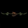 40' Garland Skyline With Silhouette Holiday Bells, LED