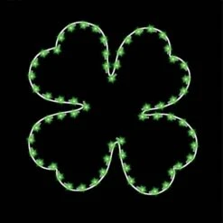 5' Four Leaf Clover, LED