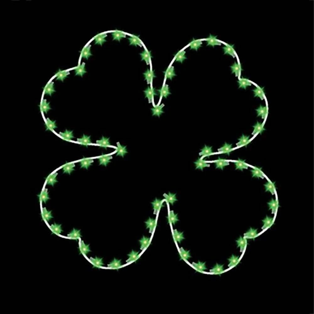 5' Four Leaf Clover, LED 1 5' Four Leaf Clover, LED
