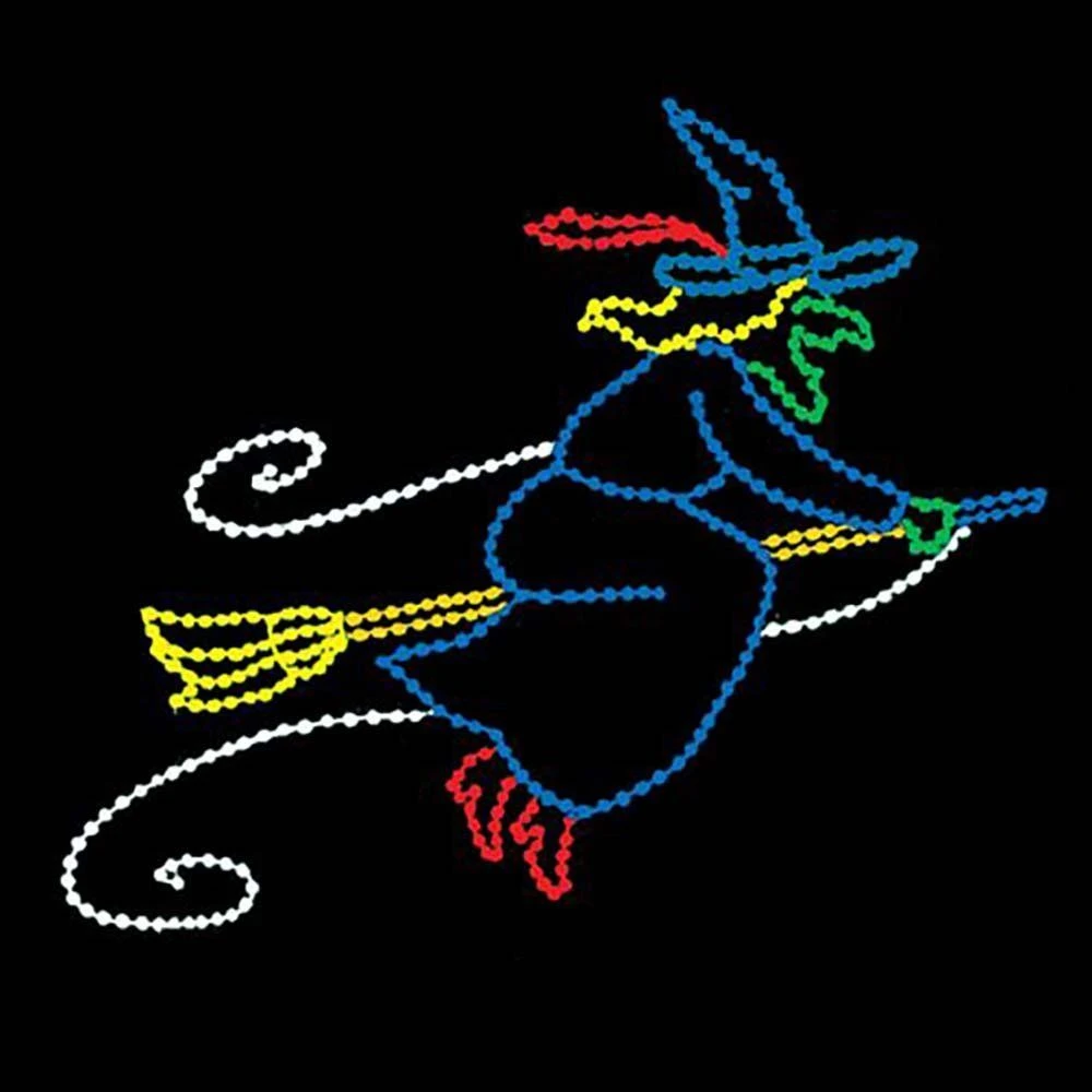 13' X 15' Flying Witch, LED 1 13' X 15' Flying Witch, LED