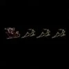 31' Santa & Sled With Reindeer Skyline, LED