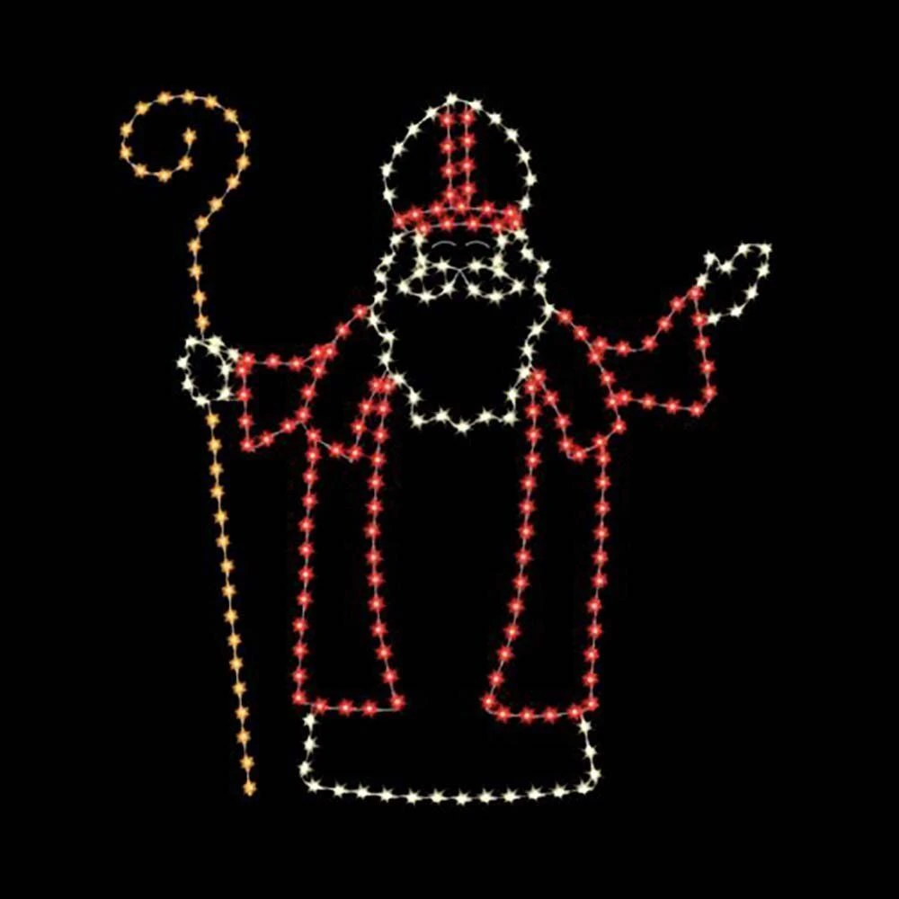 9' Saint Nicholas, LED 1 9' Saint Nicholas, LED