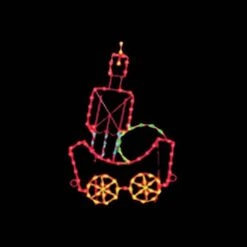 6 1/2' Silhouette Toy Soldier Car, LED