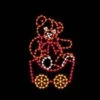 7' Silhouette Teddy Bear Car, LED