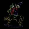 15' Hobby Horse And Elf, LED