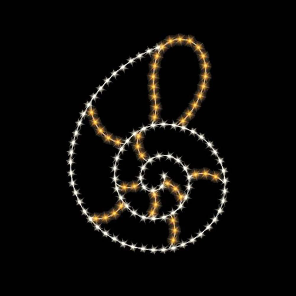 7 1/2' Nautilus Shell, LED 1 7 1/2' Nautilus Shell, LED