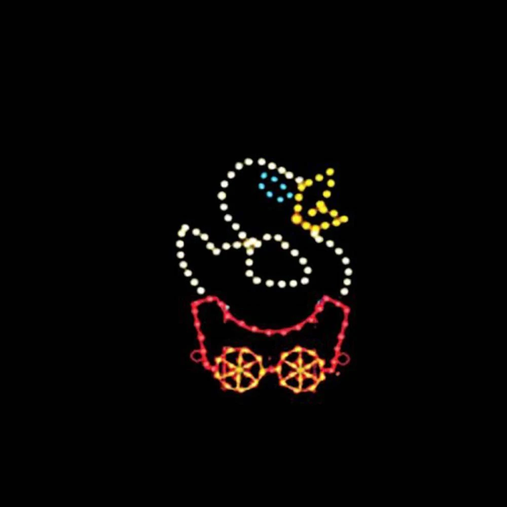 6' Silhouette Rubber Ducky Car, LED 1 6' Silhouette Rubber Ducky Car, LED