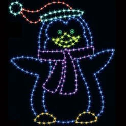 8' Penguin Dad, LED