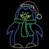 8' Penguin Mom, LED