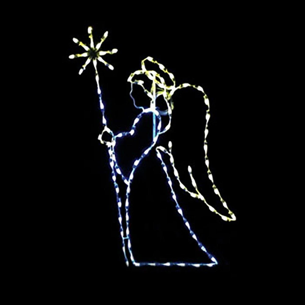 9' Angel W/Starburst Staff 1 9' Angel W/Starburst Staff