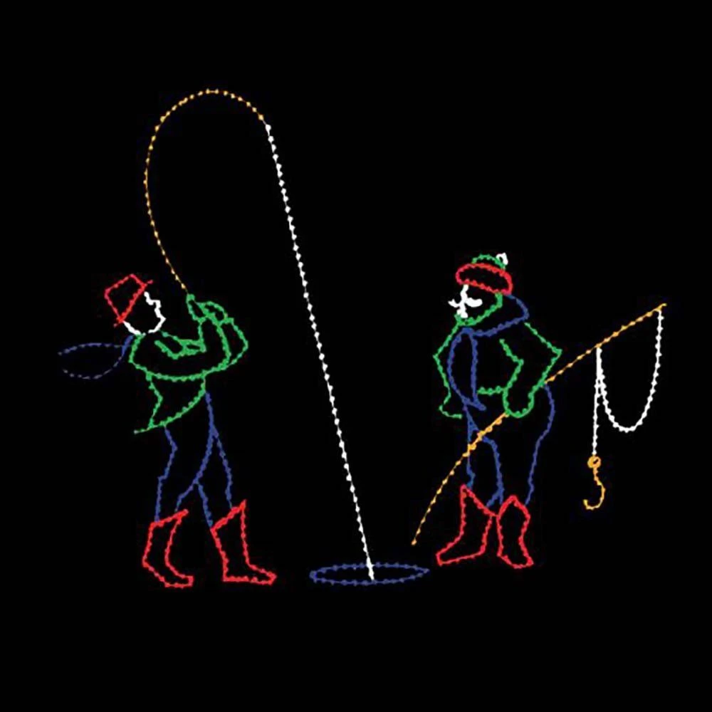 13' X 16' Victorian Fishermen, LED 1 13' X 16' Victorian Fishermen, LED