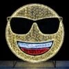 6' 2D LED Emoji With Sunglasses