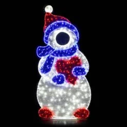 6.5' 2D LED Mother Snowy - Photo Op Display