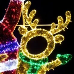 6' Santa, Elf And Reindeer With Presents 6 6' Santa, Elf And Reindeer With Presents -Twinkly Trees Shop 2d serp 3