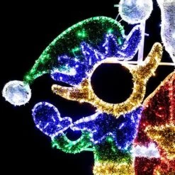 6' Santa, Elf And Reindeer With Presents 7 6' Santa, Elf And Reindeer With Presents -Twinkly Trees Shop 2d serp 4