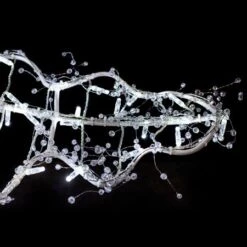 11' Ice Sculpture Christmas Tree - Pure White -Twinkly Trees Shop 3d 11006 d