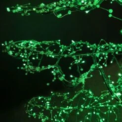 9' Ice Sculpture Christmas Tree - Green -Twinkly Trees Shop 3d 11007 gr e