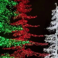 7' Ice Sculpture Christmas Tree - Red 12 7' Ice Sculpture Christmas Tree - Red -Twinkly Trees Shop 3d 11007 3d 1008 rd 3d 11006 d 2