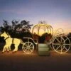 3D Carriage With Horses