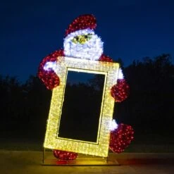 11.9' 3D Santa Photo Frame - Photo Op Display