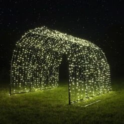 44' Walk Through Tunnel - LED - Warm White -Twinkly Trees Shop 3d warch 4 ww stars 1 4