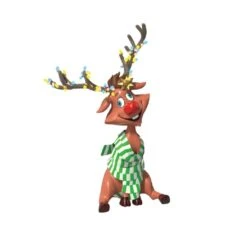 4.6' Wrapped Reindeer
