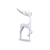 5' Standing Deer - Head Looking Up - Matte White