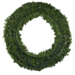 60" Unlit Deluxe Oregon Fir Wreath - Bow Option Available -Twinkly Trees Shop 60 inch dof back