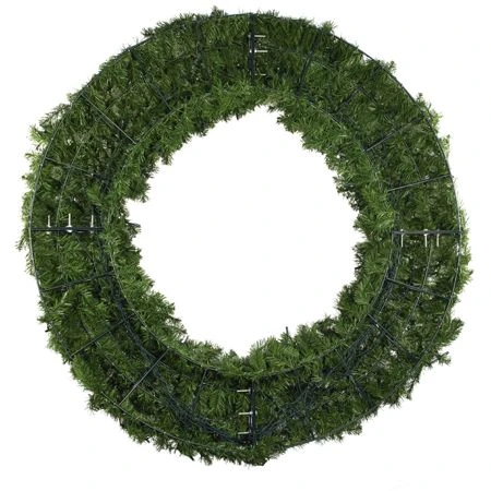 60" Lit Warm White And Red Deluxe Oregon Fir Wreath - Bow Option Available 5 60" Lit Warm White And Red Deluxe Oregon Fir Wreath - Bow Option Available - Image 5