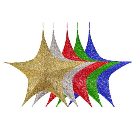 Foldable 3D Star - 60" - Polymesh - 5 Colors Available 1 Foldable 3D Star - 60" - Polymesh - 5 Colors Available