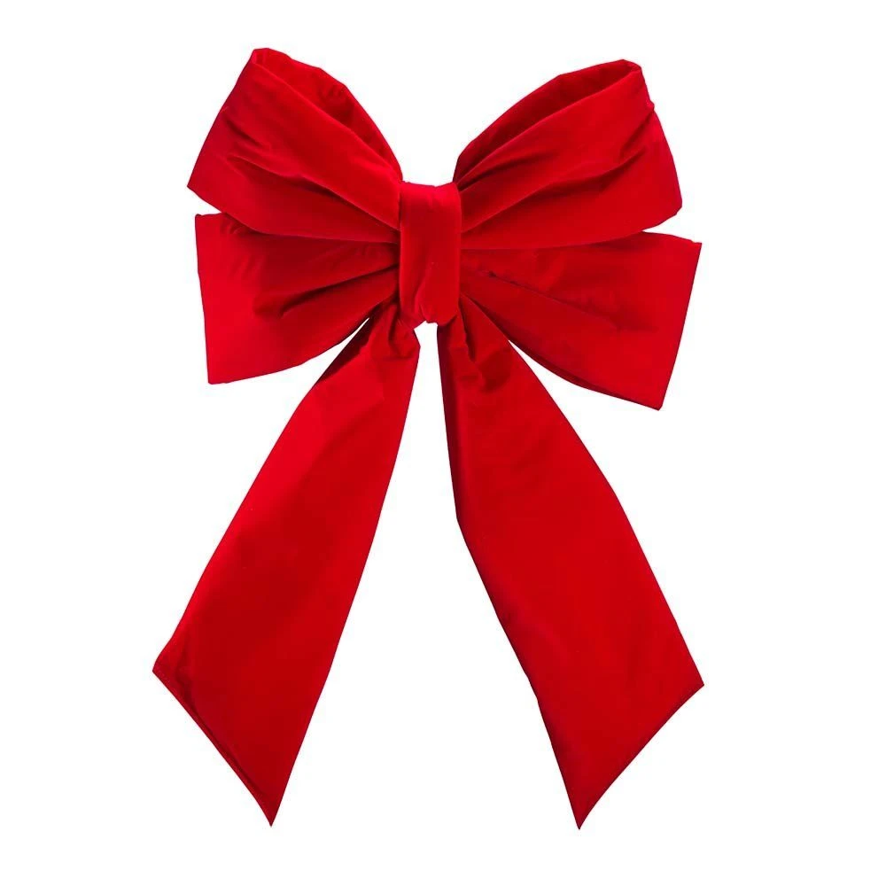 18" Red Velvet Christmas Bow 1 18" Red Velvet Christmas Bow