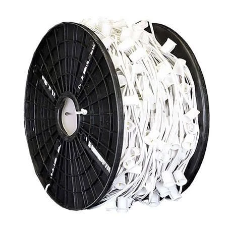C7 Cord, 6" Spacing, White Wire, SPT-1, 500' 1 C7 Cord, 6" Spacing, White Wire, SPT-1, 500'