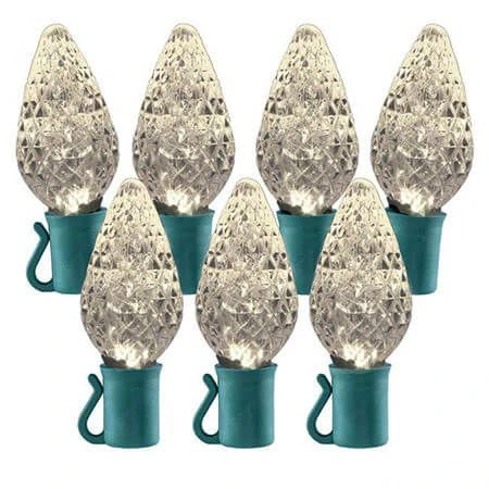 26 Light Warm White C9 LED Christmas Lights - Stringer Light Set 1 26 Light Warm White C9 LED Christmas Lights - Stringer Light Set