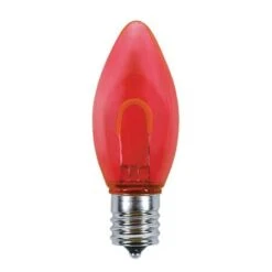 C9 Flexible Filament LED Bulb - Red - Pro Christmas™ - Bag Of 25