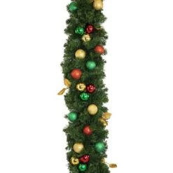 Decorated 9' X 14" Garland Unlit, Traditional -Twinkly Trees Shop dg 914 t d