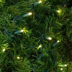 9' X14" Deluxe Oregon Fir Garland, Lit, Warm White 6 9' X14" Deluxe Oregon Fir Garland, Lit, Warm White -Twinkly Trees Shop dofl ww crop