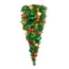 Decorated 44" Spray - Lit - Deluxe Colors Of The Holiday - Bow Option Available
