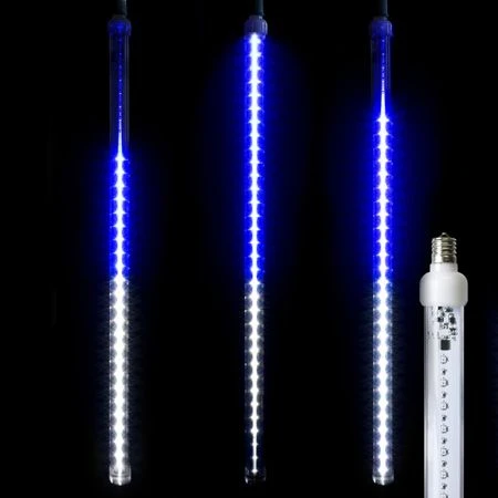 24" LED Falling Snow Tube - Blue And Pure White - Pro Christmas™ 1 24" LED Falling Snow Tube - Blue And Pure White - Pro Christmas™