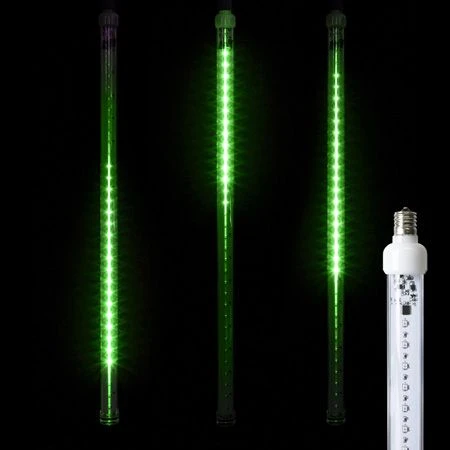 24" LED Falling Snow Tube - Green - Pro Christmas™ 1 24" LED Falling Snow Tube - Green - Pro Christmas™