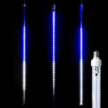 36" LED Falling Snow Tube - Blue And Pure White - Pro Christmas™ 1 36" LED Falling Snow Tube - Blue And Pure White - Pro Christmas™