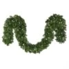 9' X 14" Deluxe Oregon Fir Garland, Lit, Pure White