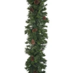 9' X 18" Mixed Pine Garland, Unlit -Twinkly Trees Shop g 918 mpu d