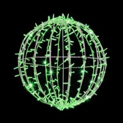 30" Foldable Sphere - LED - Green - Commercial Grade