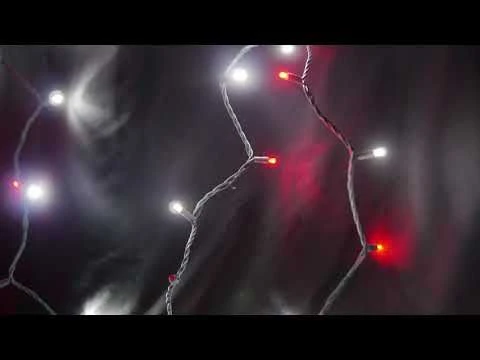 70 Light Warm White/Red Twinkle 5mm Wide Angle Conical LED Christmas Lights 2 70 Light Warm White/Red Twinkle 5mm Wide Angle Conical LED Christmas Lights - Image 2