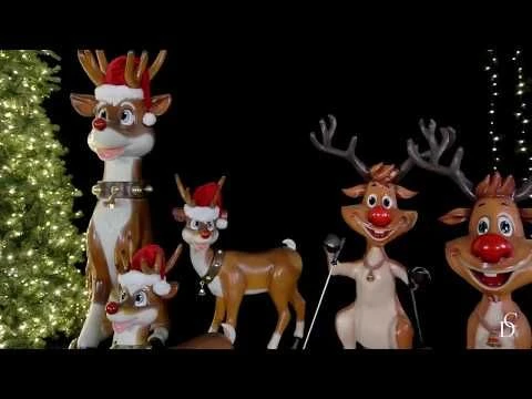 3.75' Standing Reindeer 2 3.75' Standing Reindeer - Image 2