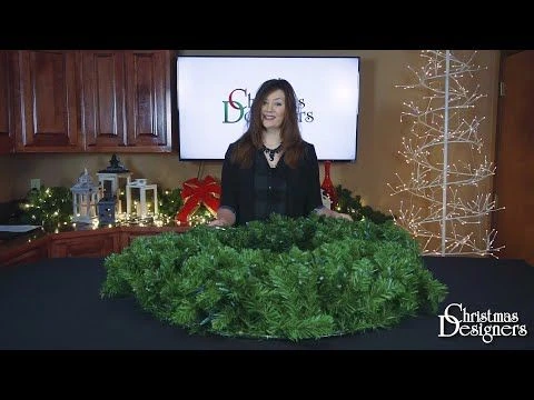48" Unlit Deluxe Mixed Pine Wreath - Bow Option Available 2 48" Unlit Deluxe Mixed Pine Wreath - Bow Option Available - Image 2