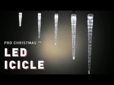12" LED Steady Icicle Drop 2 12" LED Steady Icicle Drop - Image 2