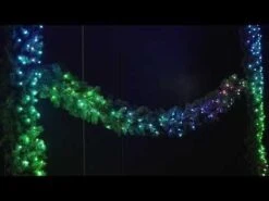 9' X14" Deluxe Oregon Fir Garland, Lit With Twinkly Pro RGBW -Twinkly Trees Shop hqdefault 5 36